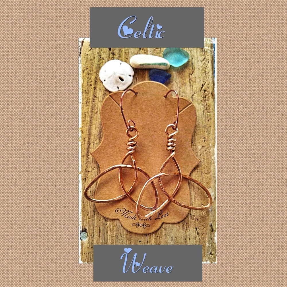 Celtic Weave Design Earrings